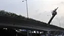 Setelah rampung, patung yang berdiri sejak 1966 itu akan diberikan lapisan pelindung untuk melindungi dari berbagai macam faktor perusak lingkungan, Jakarta, Jumat (28/8/14). (Liputan6.com/Miftahul Hayat)