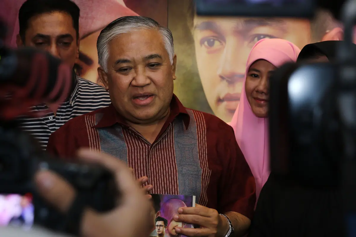 Din Syamsudin nonton bareng film Cinta Laki-Laki Biasa