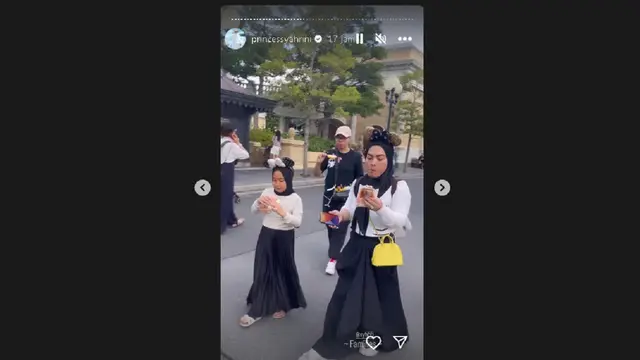 Syahrini rayakan ultah di Jepang (foto: instagram princessyahrini)