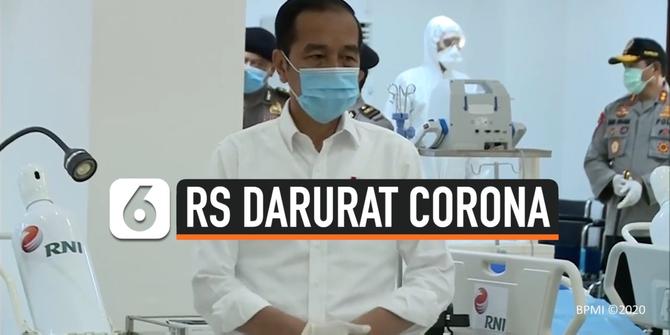 VIDEO: Jokowi Pastikan RS Darurat Corona Siap Beroperasi