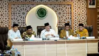 Silaturahmi dengan MUI, Menko Airlangga Beri Jaminan Produk Halal di Perjanjian Dagang Indonesia-AS
