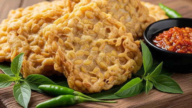 Resep Tempe Goreng (Ilustrasi AI)