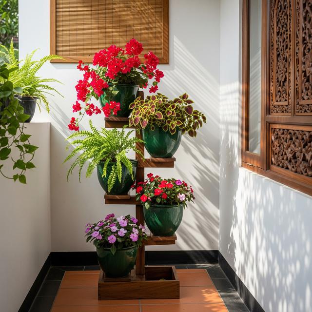 Model Pot Bunga untuk Teras Rumah