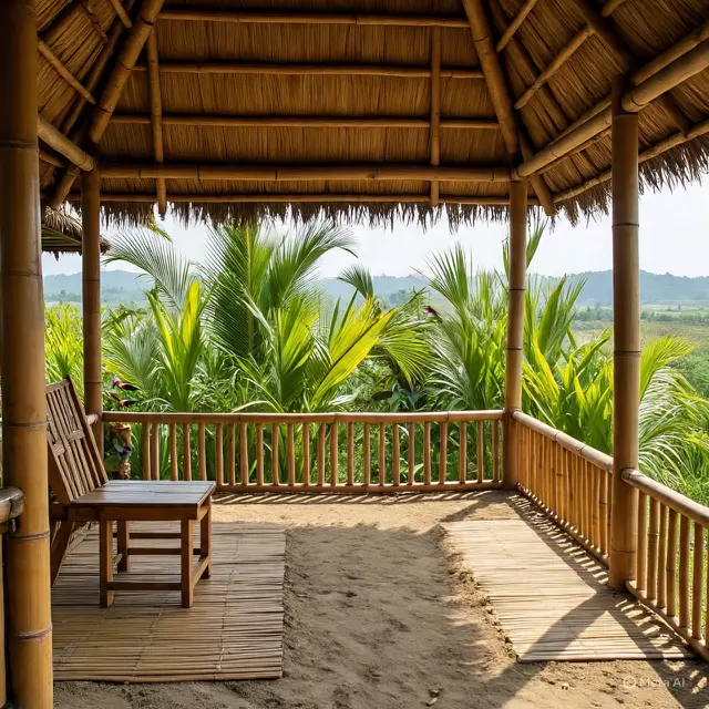 Model Teras Bambu yang Bikin Tradisional Terbaru 2025. Meta AI
