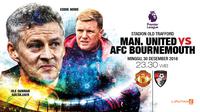 Manchester United vs AFC Bournemouth (Liputan6.com/Abdillah)