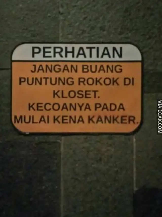 6 Tulisan di Kamar Mandi Ini Nyeleneh Banget Bikin Mikir Keras