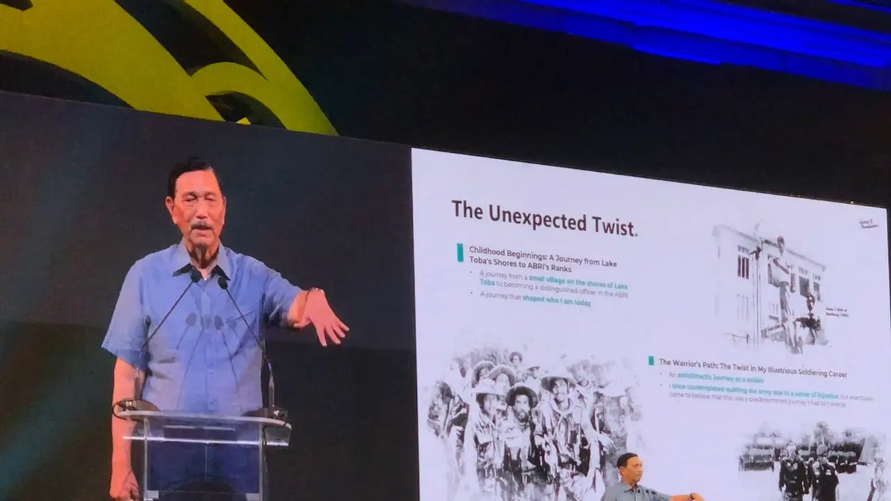 Menko Marves Luhut Binsar Pandjaitan dalam event tahunan IdeaFest 2023