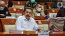 Jaksa Agung ST Burhanuddin saat mengikuti rapat dengar pendapat dengan Komisi III DPR RI di Jakrta, Selasa (23/8/2022). Rapat tersebut membahas perkembangan kasus Korupsi Surya Darmadi 78 T dan kasus Korupsi PT Waskita Beton Precast Tbk. (Liputan6.com/Angga Yuniar)