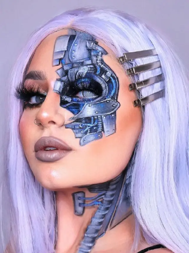 Kreatif, Penata Rias Asal Norwegia Ini Hasilkan Ilusi Makeup yang Tak Biasa
