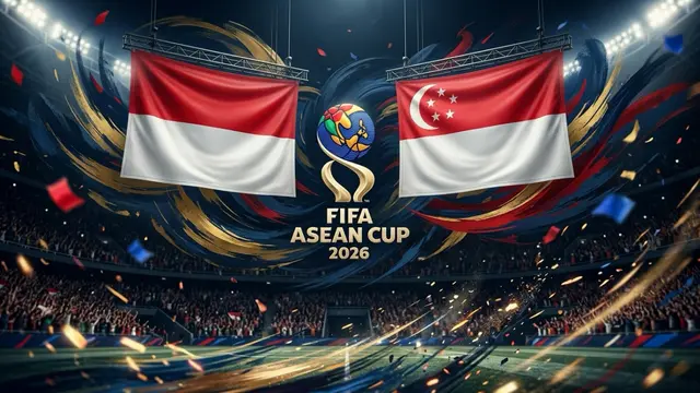 Ilustrasi Timnas Indonesia Vs Singapura, FIFA ASEAN Cup 2026