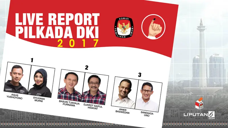 Live Report Pencoblosan Pilkada DKI 2017