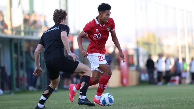 Foto: Timnas Indonesia U-20 Asuhan Shin Tae-yong Ditahan Imbang Klub Norwegia