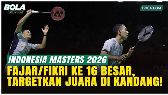 Kalahkan Wakil Taiwan, Fajar/Fikri Bidik Juara Indonesia Masters 2026