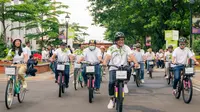 PT Aviasi Pariwisata Indonesia (Persero) atau InJourney menanam 15.000 pohon di setiap titik wisata. Gerakan ini diberi nama 'InJourney Green'. (Dok InJourney)