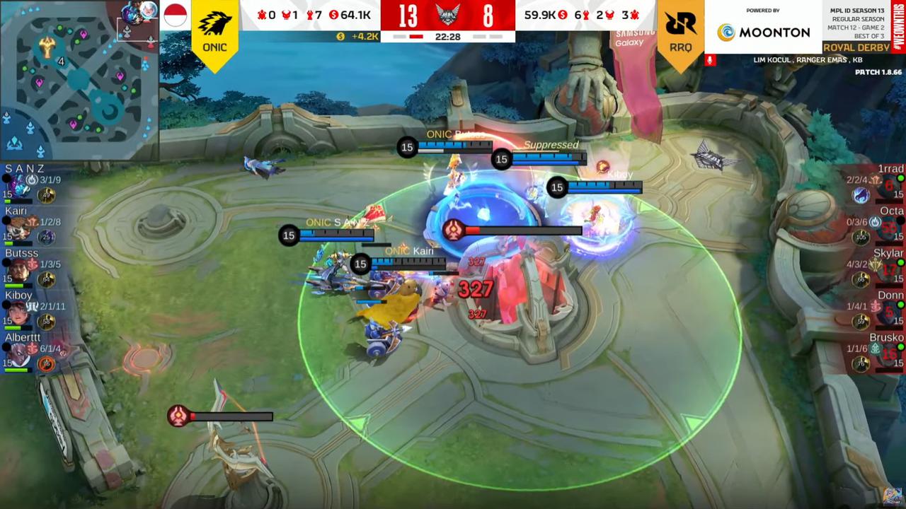 Hasil MPL ID S13 16 Maret 2024: Onic Libas RRQ Hoshi 2-0 di Royal Derby yang Menegangkan