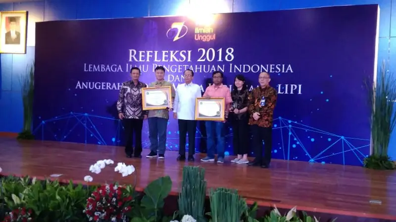 Liputan6.com mendapat penghargaan di ajang Apresiasi Insan Media LIPI