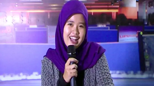 Lini Fauziah Pengunjung dan Peserta Presenter di Indonesia Broadcaster Expo 2013