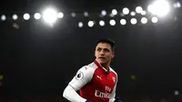 Kekalahan 1-2 dari AFC Bournmeouth menjadi edisi ketiga yang dialami Arsenal tanpa memainkan Alexis Sanchez di Premier League. (Twitter)