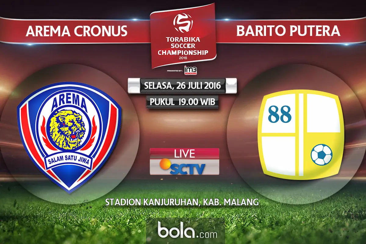 Arema Cronus vs Barito Putera