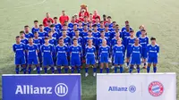 Peserta Allianz Explorer Football Camp 2019 di Singapura. (Allianz)