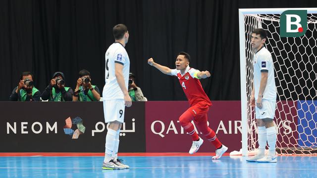 Foto: Jinakkan Kirgistan, Timnas Futsal Indonesia Tembus Perempat Final Piala Asia Futsal 2026