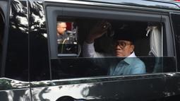 Presiden terpilih 2024-2029, Prabowo Subianto juga menyampaikan agenda kerjanya kepada sejumlah calon menteri dalam pada acara pembekalan yang dilakukan di Hambalang hari ini. (merdeka.com/Arie Basuki)