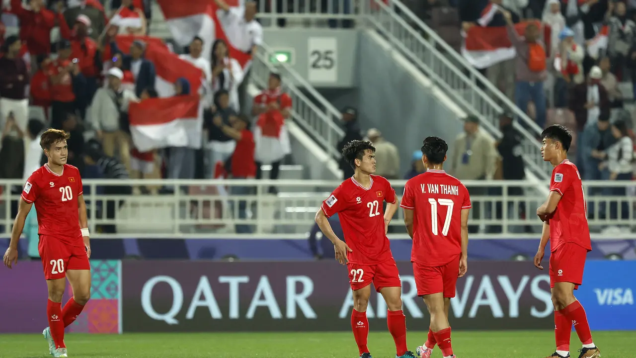 FOTO Timnas Vietnam di Piala Asia 2023
