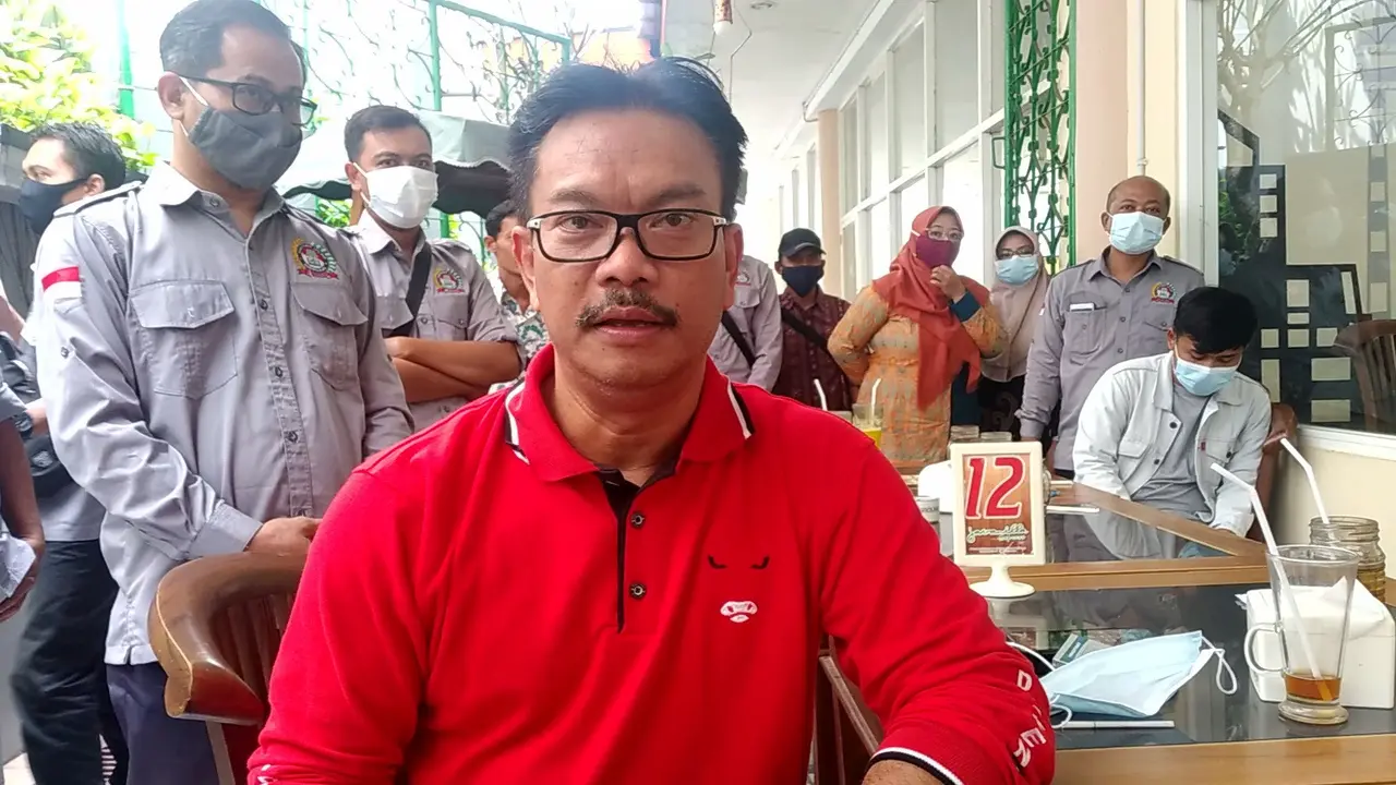 Anggota DPR RI, Edy Wuryanto saat ditemui Liputan6.com di Cepu, Blora. (Liputan6.com/Ahmad Adirin)