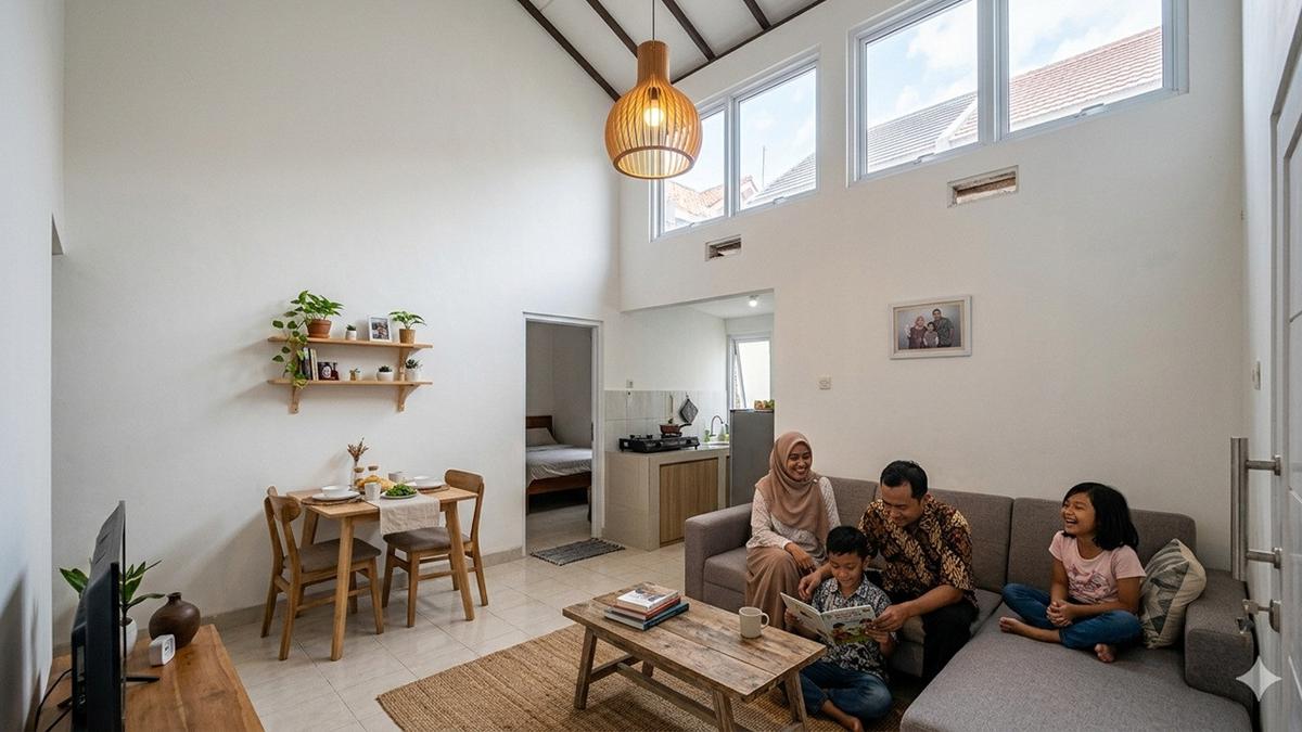 9 Model Rumah 1 Lantai Tipe 36 Tetap Nyaman untuk Keluarga 4 Orang, Hemat Ruang