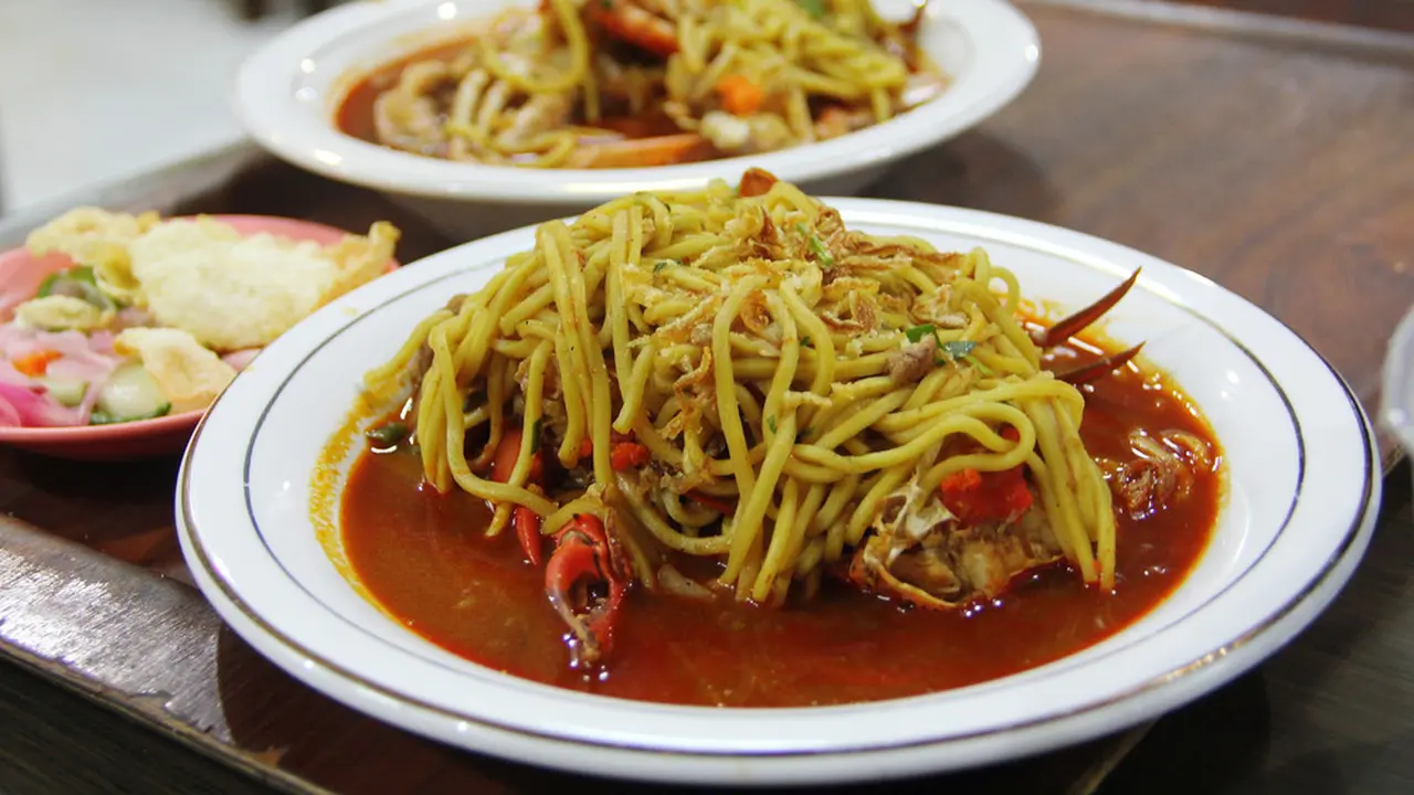mie aceh kepiting kuah