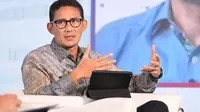 Menparekraf Sandiaga Uno saat menjadi pembicara di ajang ATx Summit, Selasa (31/5/2022).