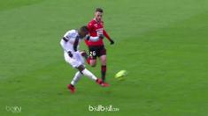 Yeni N'Gbakoto memastikan kemenangan bagi Guingamp atas Rennes di masa injury time lewat sebuah tendangan fantastis yang bahkan sa...