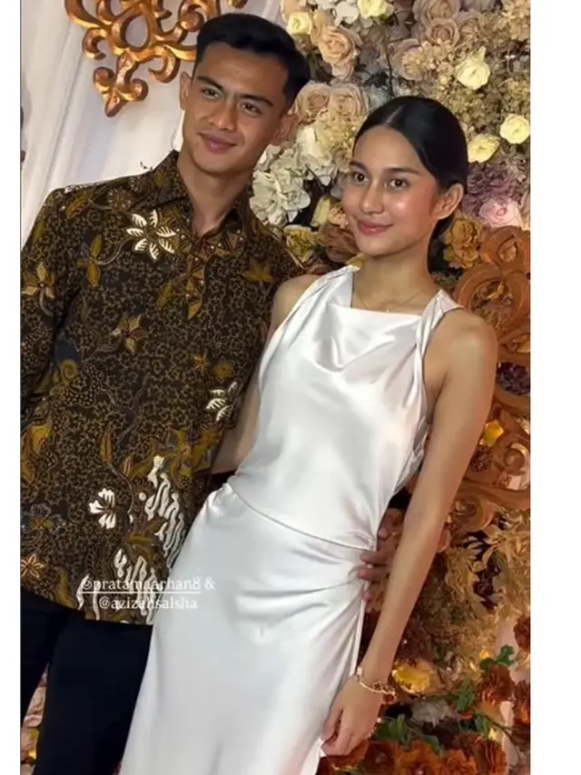 5 Potret Azizah Salsha saat Kondangan Bareng Pratama Arhan, Kini Digugat Cerai