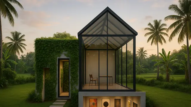 Gambar Desain Rumah Kecil dengan Basement/ChatGPT