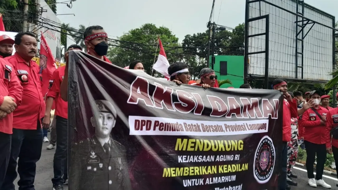 Aksi damai PBB Lampung