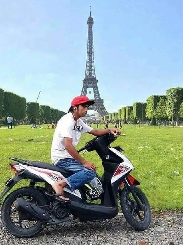 6 Editan Foto Liburan di Menara Eiffel Ini Gagal Total, Kocak