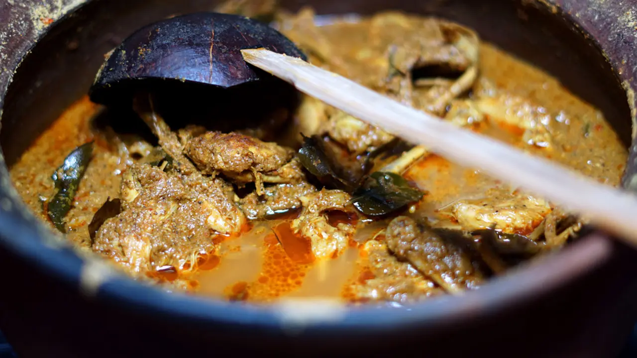 gulai bebek santan kuah kental