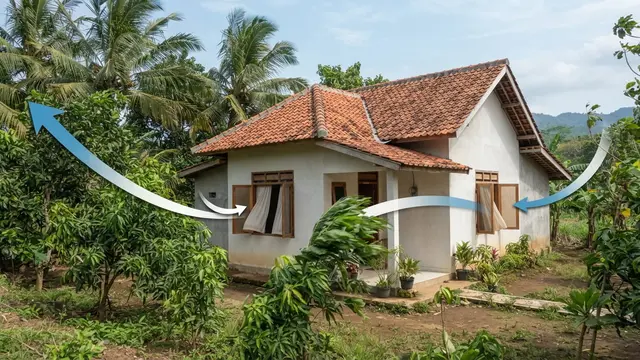 Cara Membuat Ventilasi Silang di Rumah Sederhana