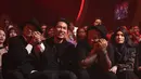 Di malam puncak SCTV Music Awards, sederet musisi lahir sebagai pemenang di berbagai kategori. Salah satunya adalah Virgoun yang menang dalam dua kategori, dan ini adalah detik-detik pengumuman kemenangannya. (Bambang E.Ros/Bintang.com)