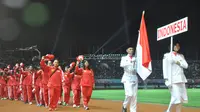 Kontingen Indonesia di ajang ASEAN University Games (AUG) 2014 (Ajeng Resti)
