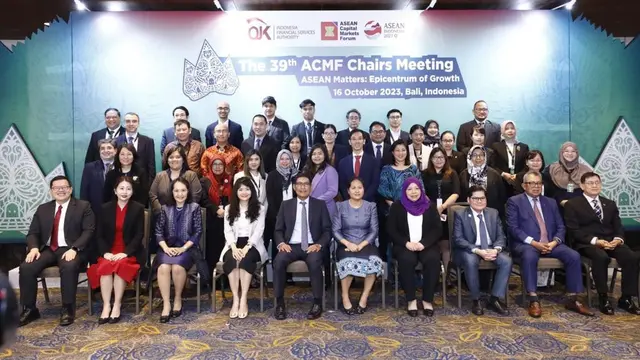 The 39th ACMF Chairs Meeting ASEAN Matters: Epicentrum of Growth, 16 Oktober 2023. (Foto: OJK)
