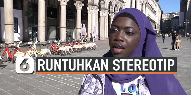 VIDEO: Influencer Afro Dobrak Stereotip Hijab di Italia Lewat Tiktok