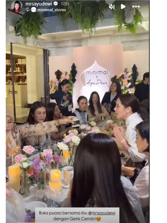 6 Potret Artis di Acara Kolaborasi Busana Koleksi Ramadhan Ayu Dewi, Ada Geng Cendol