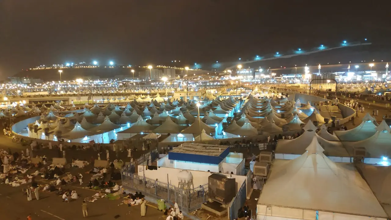 Tenda jemaah haji di Mina. Liputan6.com/Nurmayanti