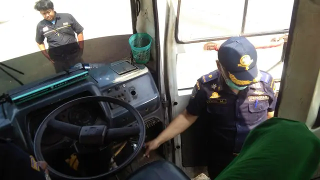 Bus Angkutan Lebaran Cirebon Ditemukan Tidak Laik Jalan