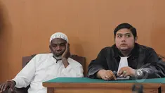 Pengadilan Negeri Jakarta Selatan menggelar sidang peninjauan kembali (PK) yang diajukan terpidana mati asal Ghana Martin Anderson alias Belo, Kamis (18/3/2015). (Liputan6.com/JohanTallo)
