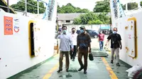Kepala BPH Migas melakukan Kunjungan Lapangan terkait ketersediaan kebutuhan JBT untuk kapal ASDP wilayah Sorong, Papua Barat. (Dok BPH Migas)