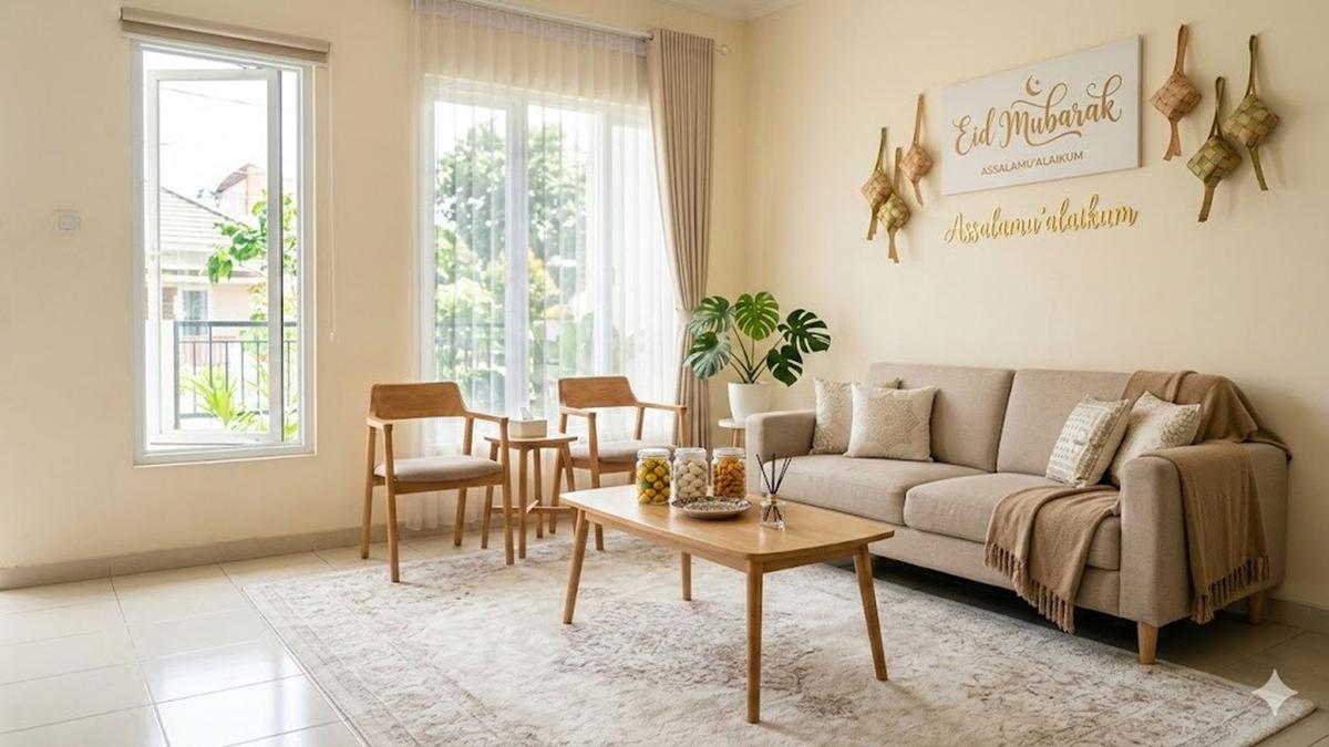 13 Dekorasi Ruang Tamu untuk Lebaran yang Praktis dan Murah, Ide Simpel untuk Meriahkan Hari Raya