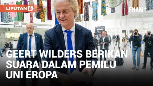 VIDEO: Tokoh Anti-Islam Geert Wilders Berikan Suara dalam Pemilu Uni Eropa di Belanda