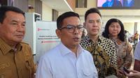 Gubernur Banten Andra Soni dan sejumlah kepala Organisasi Perangkat Daerah (OPD) Provinsi Banten melakukan kunjungan kerja ke Kawasan Industri Laksana Business Park, Agung Intiland, Pakuhaji, Kabupaten Tangerang.